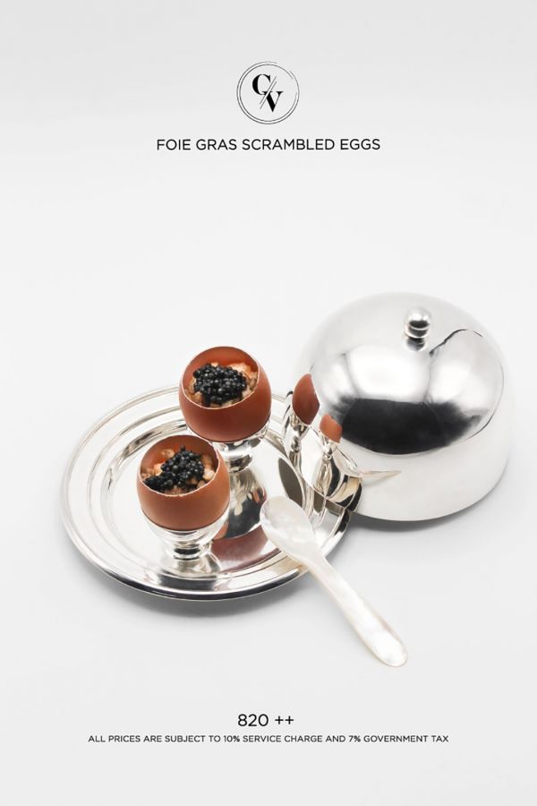 Caviar Cafe : Foie Gras Scrambled Eggs
